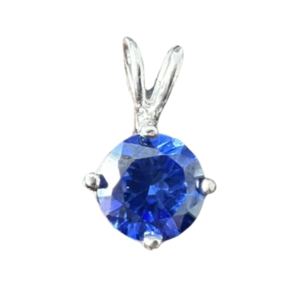 TOCARA Blue Diami Pendant Silver 925 / Jewelry